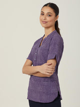 Pixel Print Short Sleeve Tunic