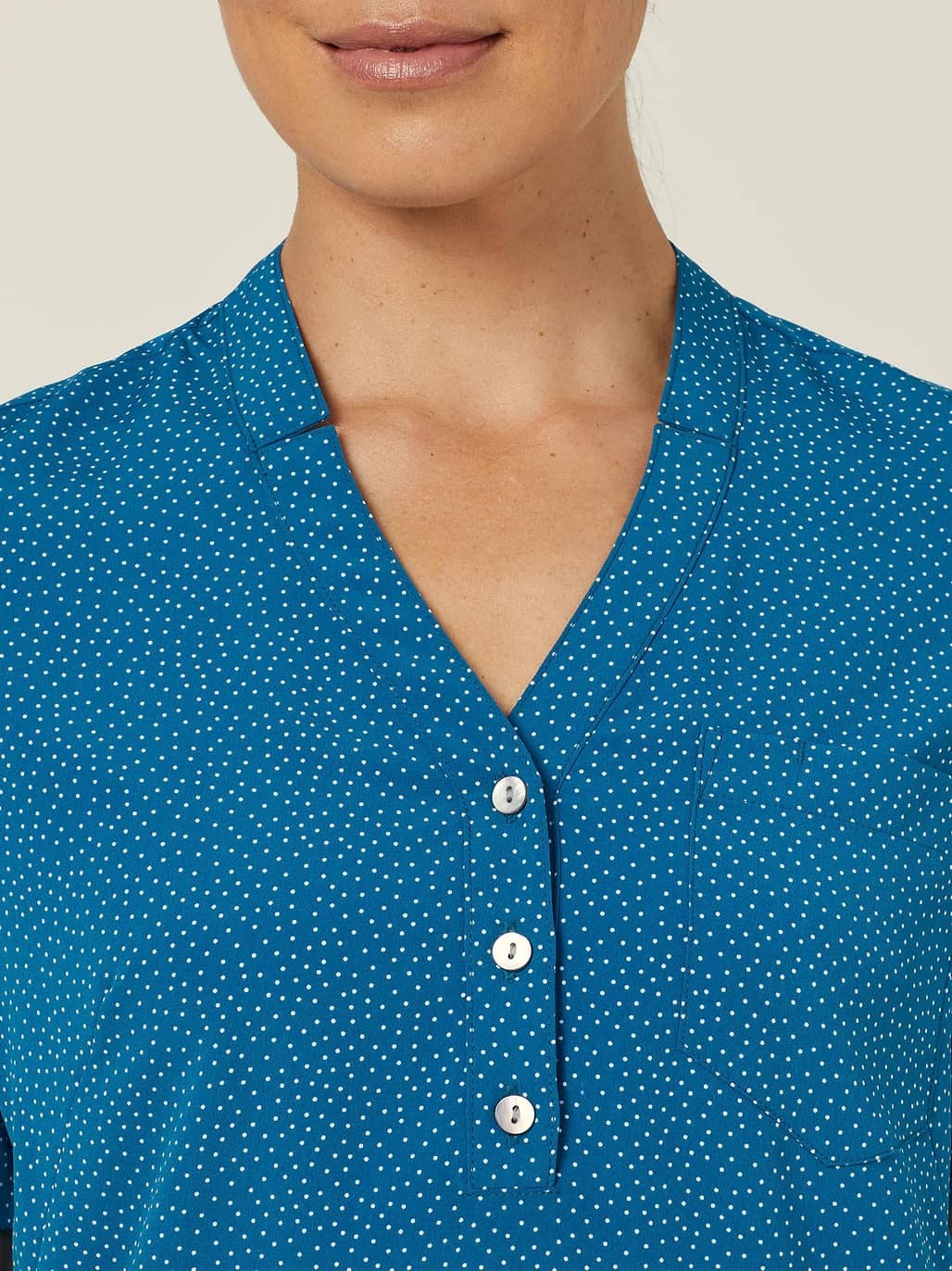 Silvi Spot Print Short Sleeve Tunic