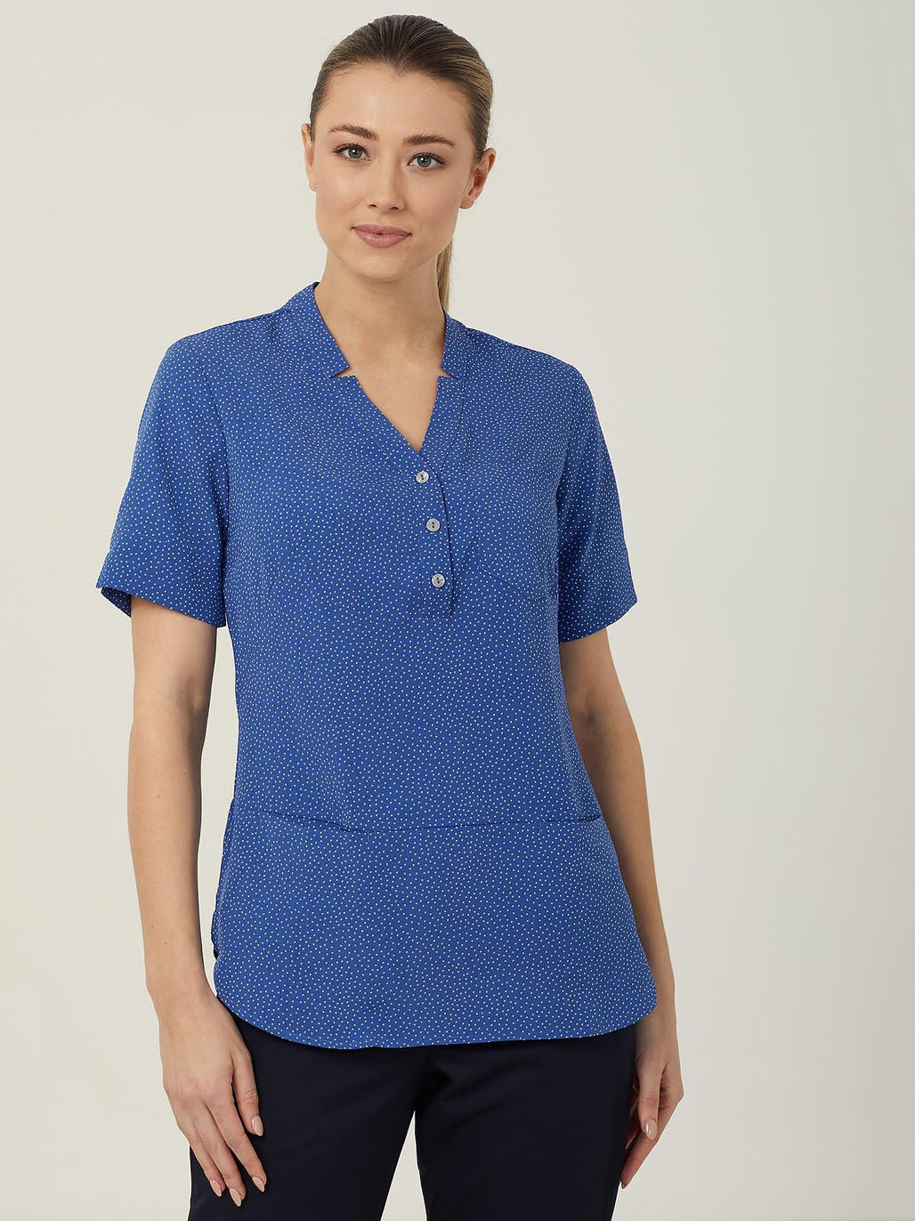 Silvi Spot Print Short Sleeve Tunic