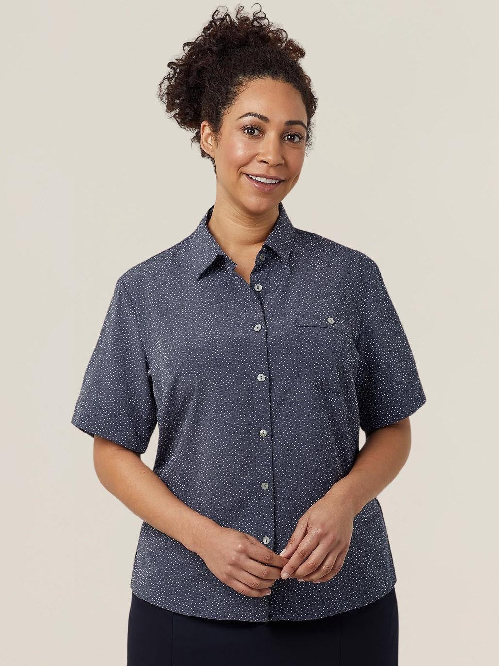 Silvi Spot Print Short Sleeve Shirt