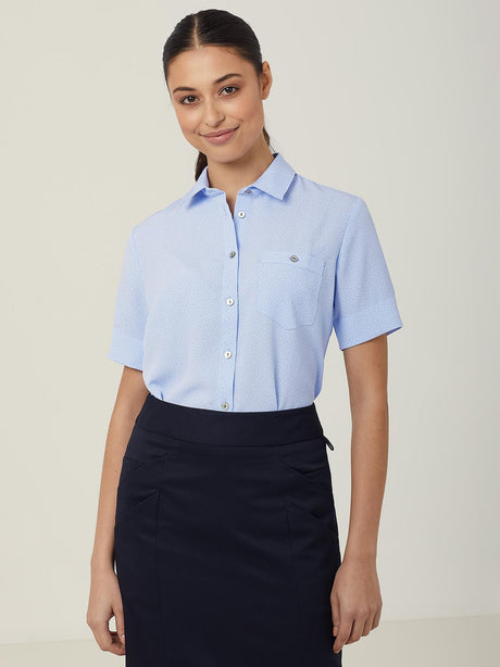 Silvi Spot Print Short Sleeve Shirt