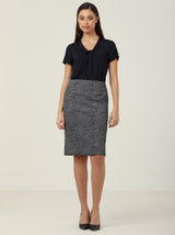 NNT Matt Jersey Twist Neck Short Sleeve Top