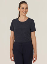 Silvi Spot Print Short Sleeve Top