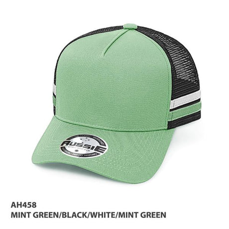 Kids A-Frame Striped Trucker Cap