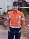 Flx & Move™ X Taped Hi Vis Utility Long Sleeve Shirt