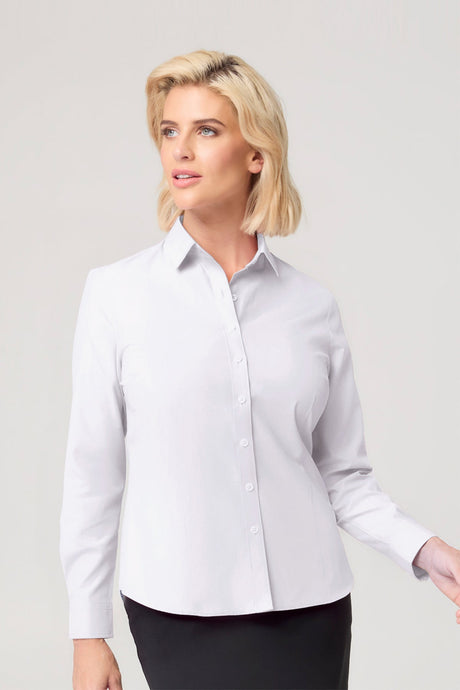 Ladies Long Sleeve Cotton Comfort Shirt