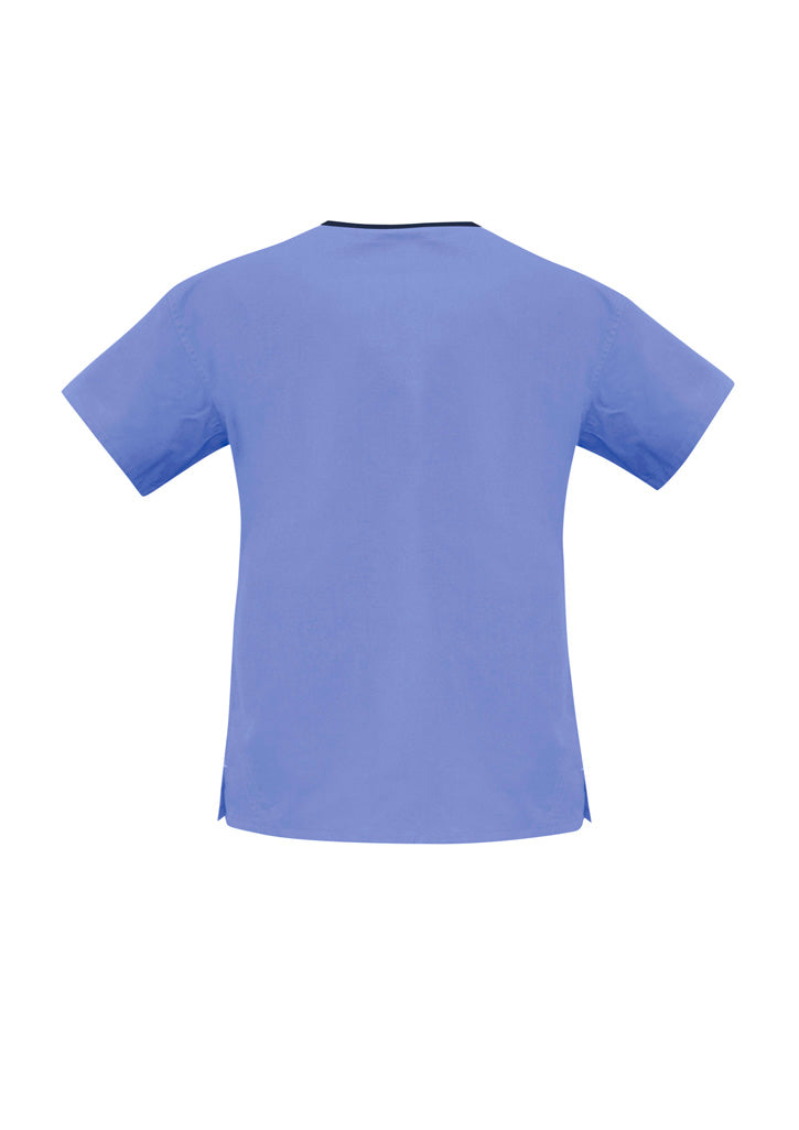 Womens Contrast Scrub Top