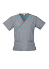 Womens Contrast Scrub Top