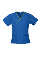 Womens Contrast Scrub Top