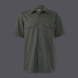 KingGee Mens Workcool Vented Shirt Short Sleeve