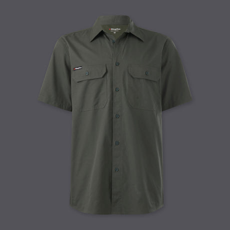 KingGee Mens Workcool Vented Shirt Short Sleeve