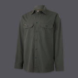 KingGee Mens Workcool Vented Shirt Long Sleeve