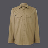 KingGee Mens Workcool Vented Shirt Long Sleeve