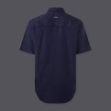 KingGee Mens Workcool Vented Closed Front Shirt Short Sleeve