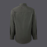KingGee Mens Workcool Vented Closed Front Shirt Long Sleeve