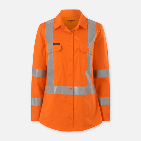 KingGee Women’s Workcool Vented NSW Rail Shirt