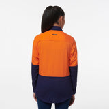 KingGee Womens Workcool Vented Closed Front Spliced Shirt