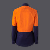 KingGee Womens Workcool Vented Closed Front Spliced Shirt