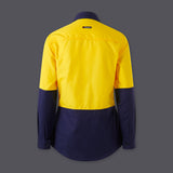 KingGee Womens Workcool Vented Closed Front Spliced Shirt