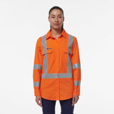 KingGee Womens Workcool Vented X Back Shirt