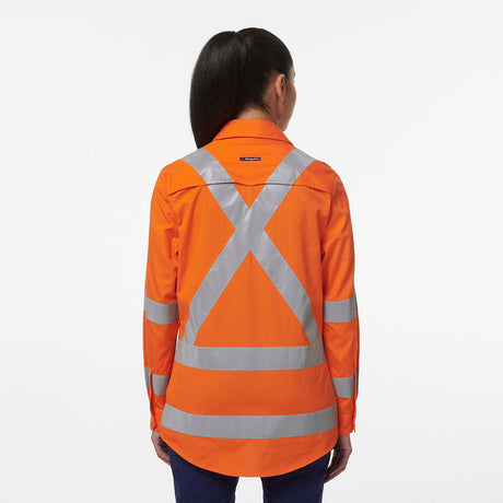 KingGee Womens Workcool Vented X Back Shirt