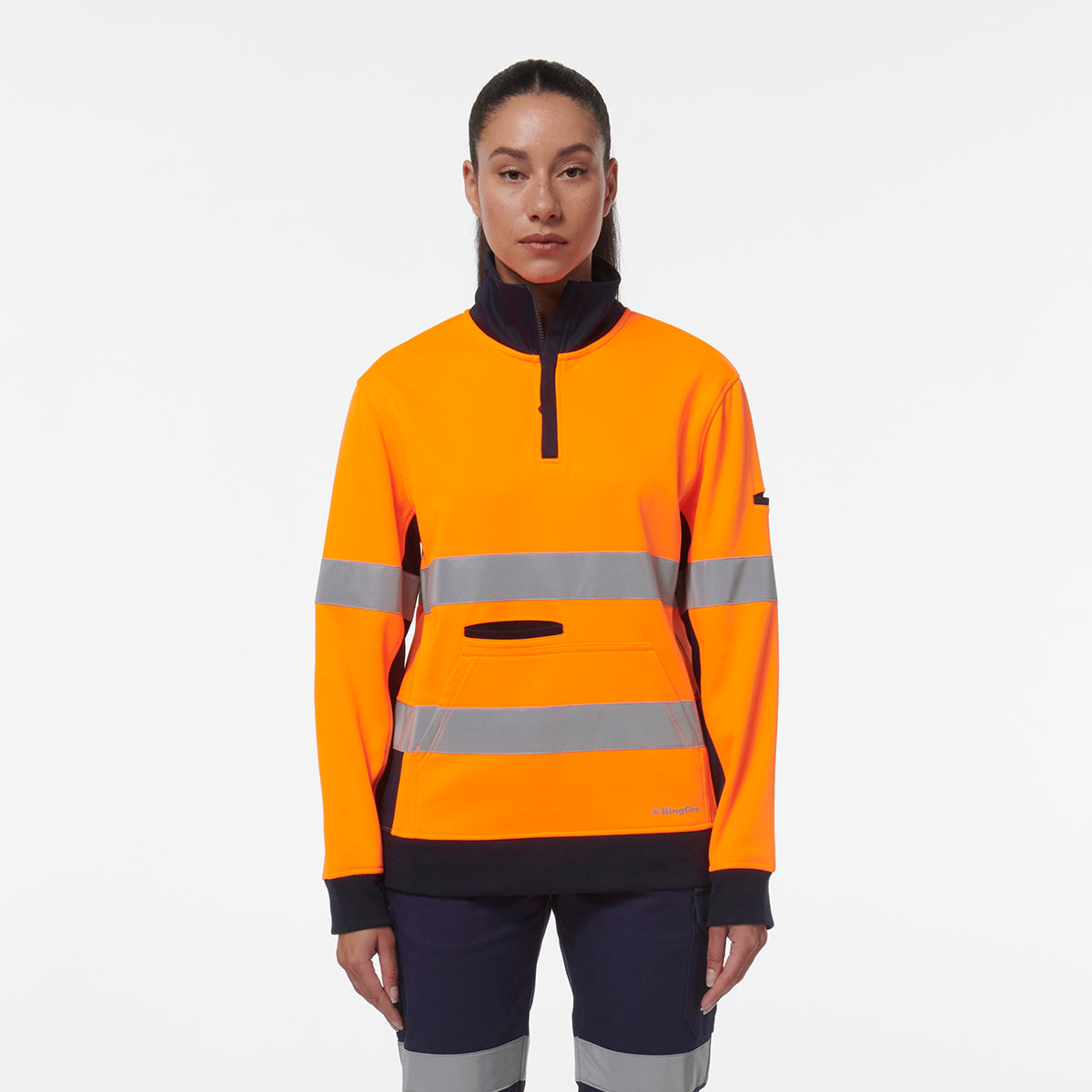KingGee Women’s Reflective 1/4 Zip Fleece