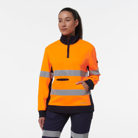 KingGee Women’s Reflective 1/4 Zip Fleece