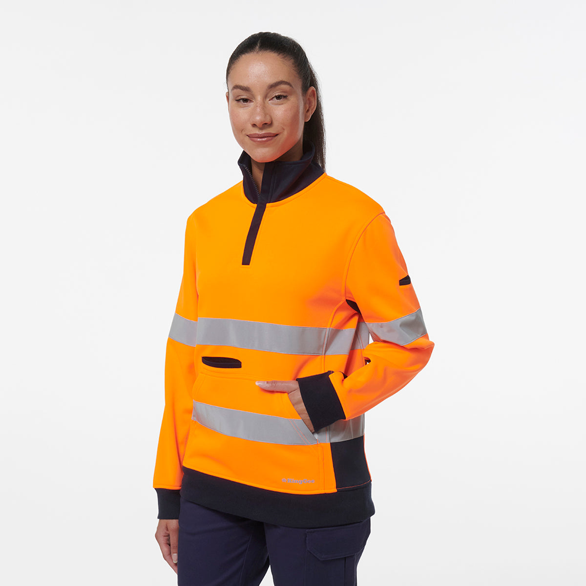 KingGee Women’s Reflective 1/4 Zip Fleece
