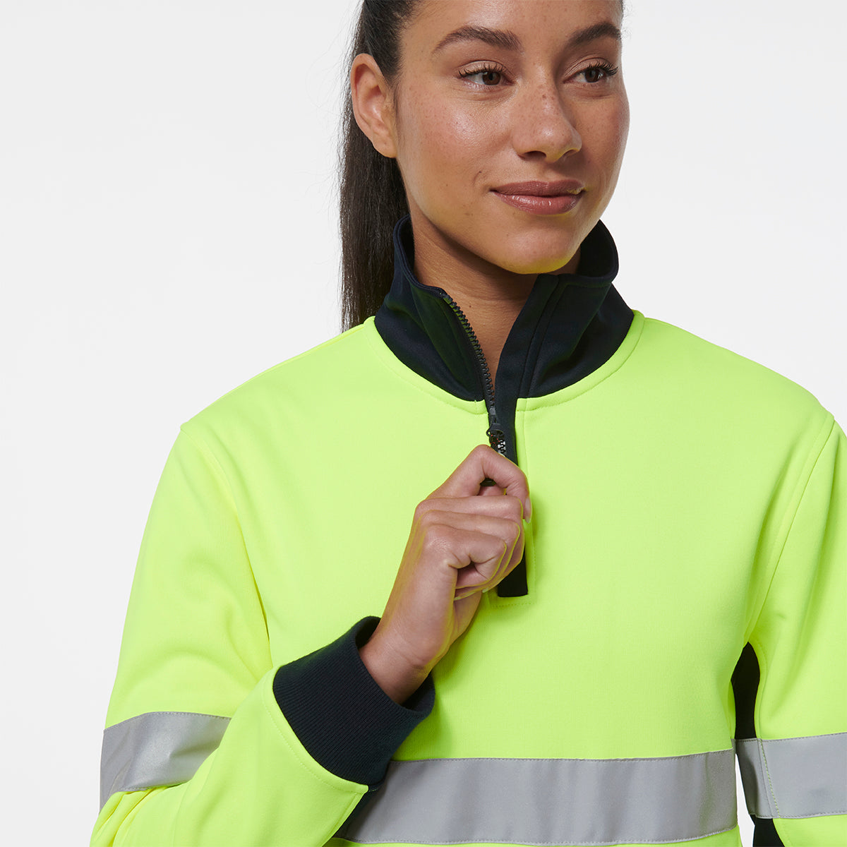 KingGee Women’s Reflective 1/4 Zip Fleece