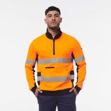 KingGee Reflective 1/4 Zip Fleece
