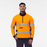 KingGee Reflective 1/4 Zip Fleece