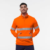 KingGee Reflective 1/4 Zip Fleece