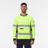 KingGee Reflective Crew Neck Fleece