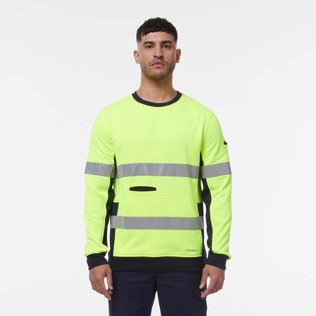 KingGee Reflective Crew Neck Fleece