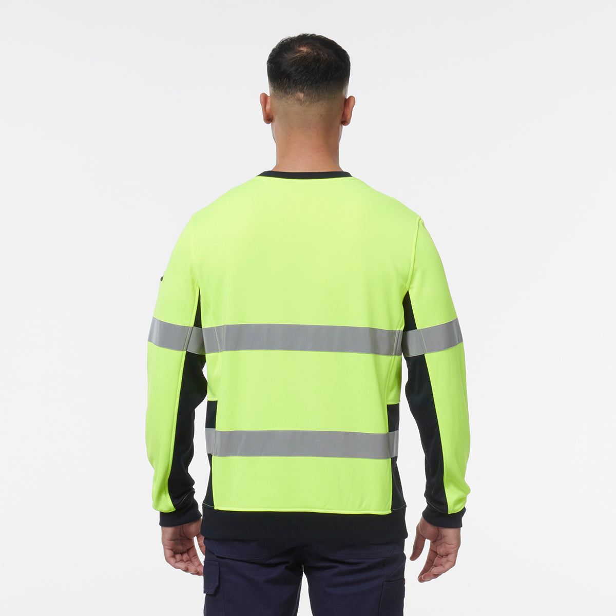 KingGee Reflective Crew Neck Fleece