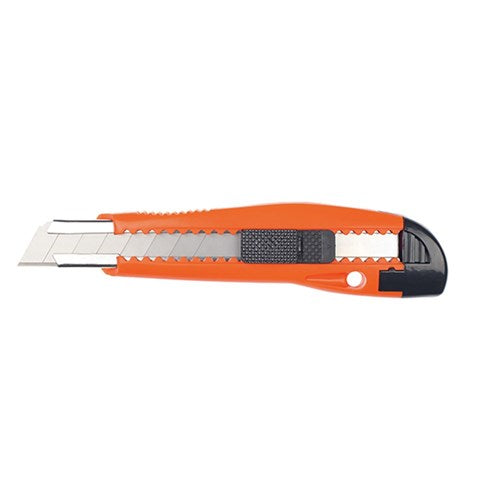 Ronsta Knives Manual Retractable Knife With Slide Lock 18mm (12 Pack)