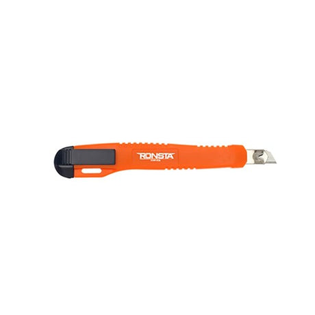 Ronsta Knives Manual Retractable Knife With Metal Tip 9mm (24 Pack)