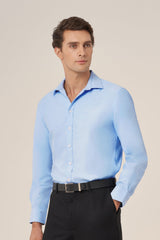 Mens Long Sleeve Cotton Comfort Shirt