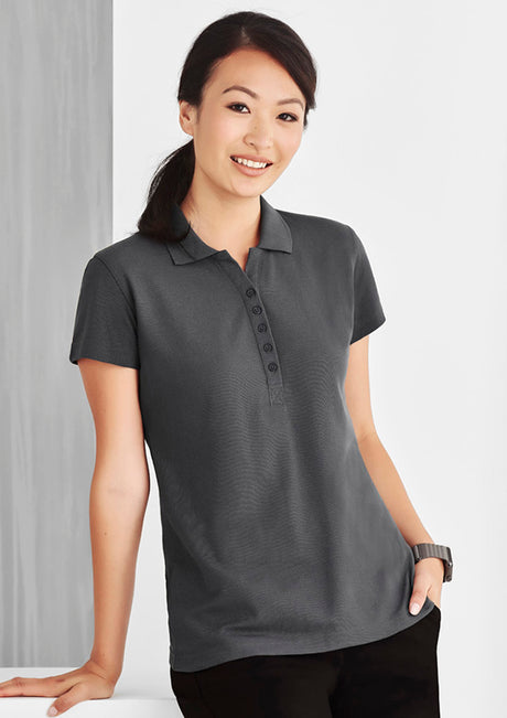 Womens Crew Short Sleeve Polo
