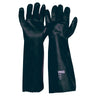 45cm Green Double Dipped Pvc Gloves (12 Pair)