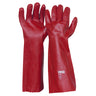 45cm Red Pvc Gloves  (12 Pair)