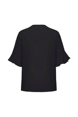 Womens Aria Fluted Sleeve Blouse