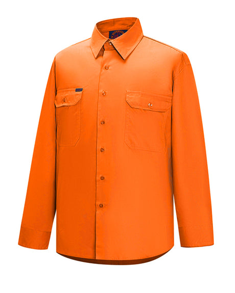 Open Front L/S Shirt