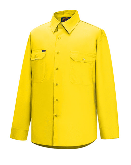 Open Front L/S Shirt