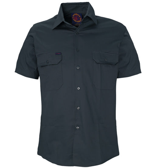Open Front Short Sleeve Shirt