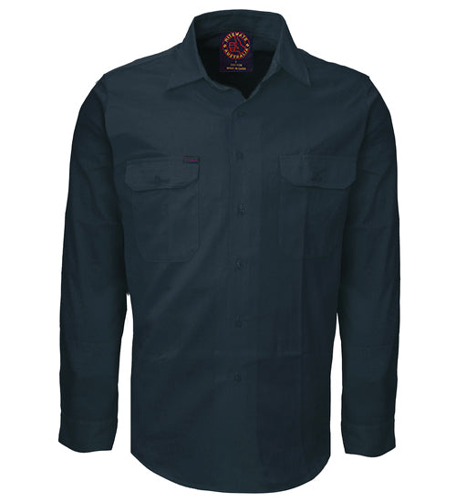 Open Front L/S Shirt