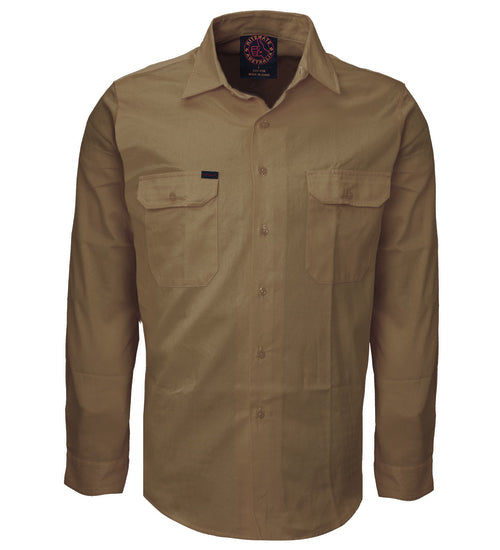 Open Front L/S Shirt