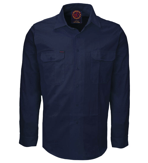 Open Front L/S Shirt