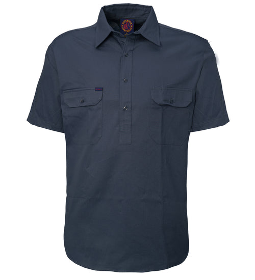 Closed Front S/S Shirt