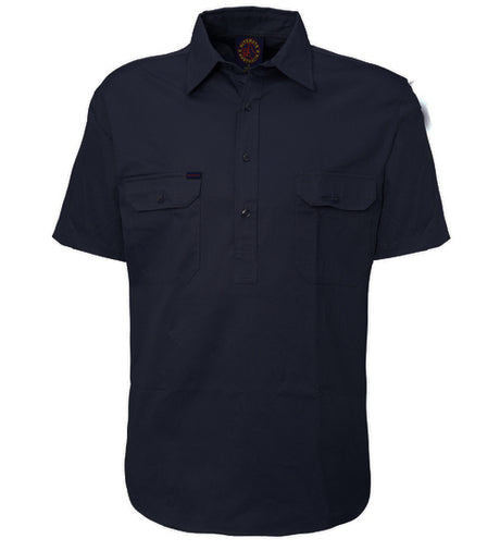 Closed Front S/S Shirt